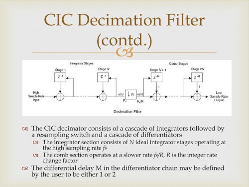 Delta-Sigma Modulators and Decimation Filters