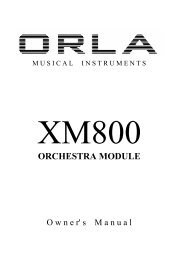 XM800 - Orla