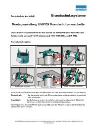 Montageanleitung Rohrmanschette Unifox - RÃTGERS Organics ...