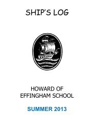 SHIP'S LOG - Howard of Effingham