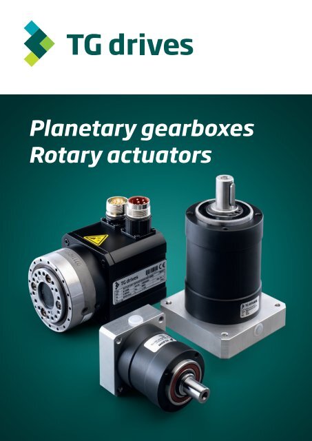 DriveSpin & SG catalog - TG Drives