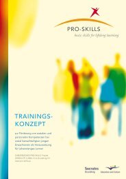 TRAININGS- KONZEPT - Pro-Skills