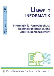 UMWELT INFORMATIK