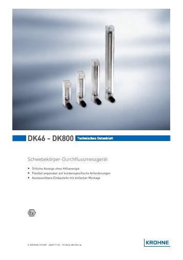 DK46 - DK800 - Tablar Messtechnik GmbH