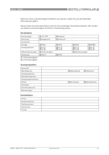 DK46 - DK800 - Tablar Messtechnik GmbH