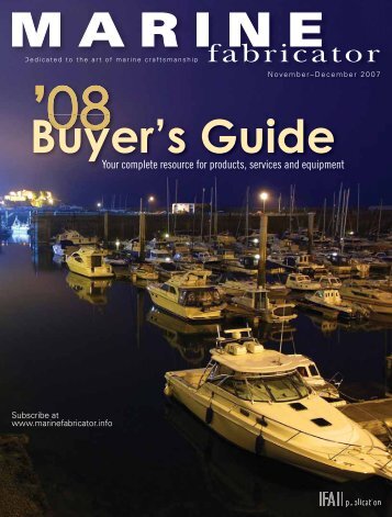 Marine Fabricator, Nov/Dec Buyers Guide 2007, Digital Edition