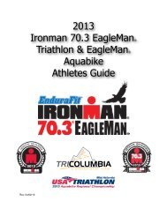 2013 Ironman 70.3 EagleMan® Triathlon & EagleMan® Aquabike ...