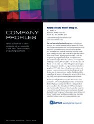 View last year's company profiles - Fabric Graphics