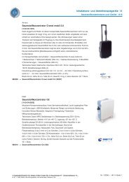Inhalations- und Atemtherapiegeräte - ELMOS Rehatechnik
