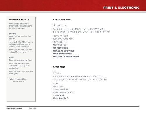 BRAND IDENTITY STANDARDS - Baldwin Filters