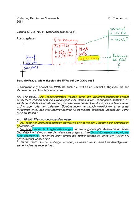 Loesungen 43-44 - taxation.ch