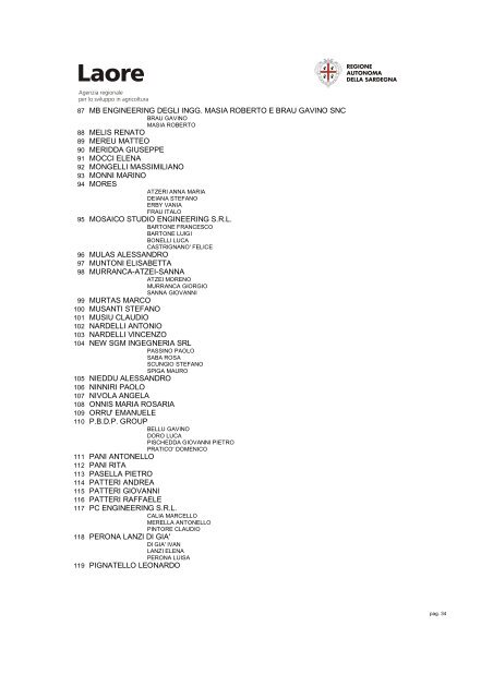 Elenco operatori economici aggiornato a luglio 2011 [file.pdf]