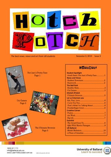 Issue 2 Hotch Potch - University of Ballarat