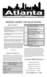 BRIDGE UNDER THE BLUE MOON! - Mid-Atlantic Bridge Conference