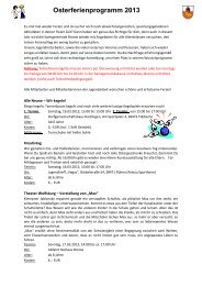 Osterferienprogramm 2013 - Samtgemeinde Brome
