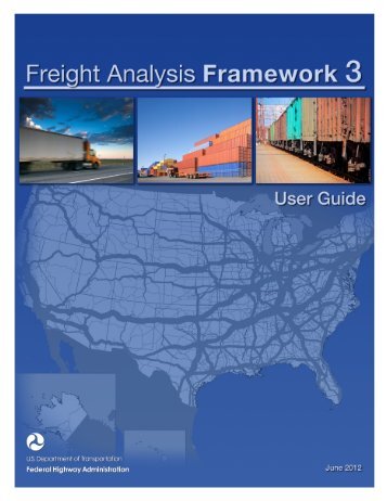 FAF User Guide - FHWA Operations - U.S. Department of ...