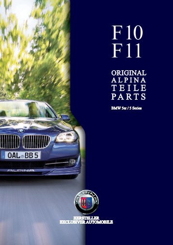 F10/F11 Parts & Accessory - BMW Alpina