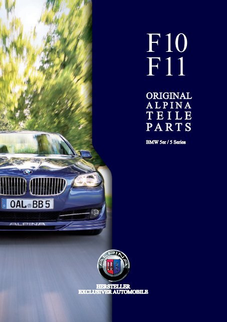 F10/F11 Parts &amp; Accessory - BMW Alpina