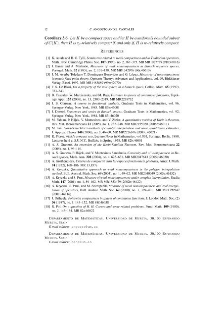 MEASURES OF WEAK NONCOMPACTNESS IN BANACH SPACES ...