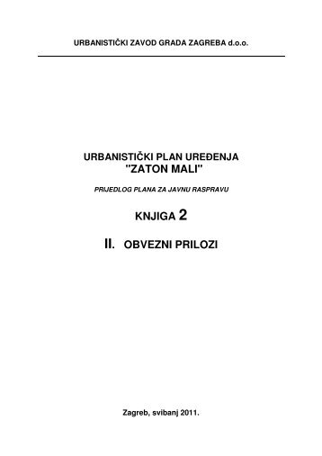 "ZATON MALI" KNJIGA 2 II. OBVEZNI PRILOZI - Grad Dubrovnik