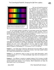 The Cosmological Redshift - James Webb Space Telescope - NASA