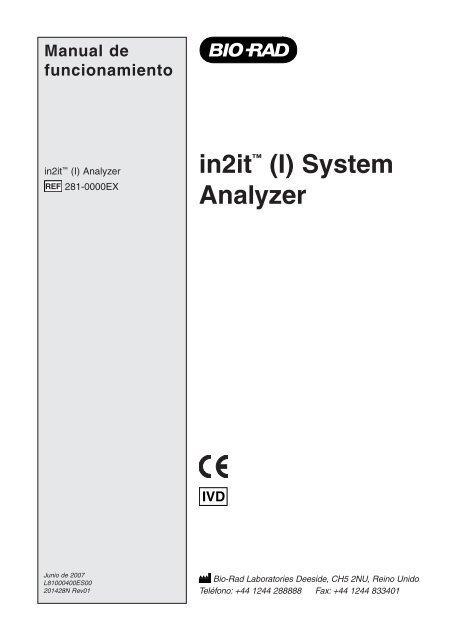 2810000EX-in2it Analyzer.pdf - BIO-RAD