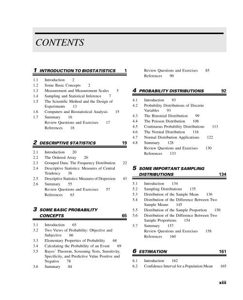 Biostatistics