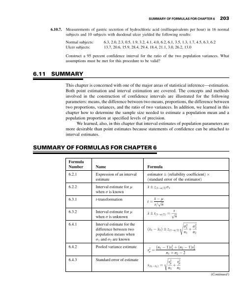 Biostatistics