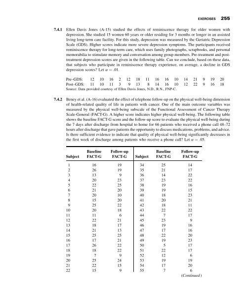 Biostatistics