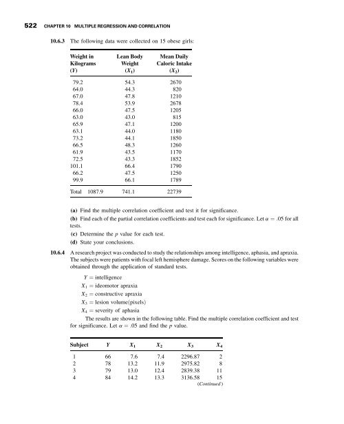 Biostatistics