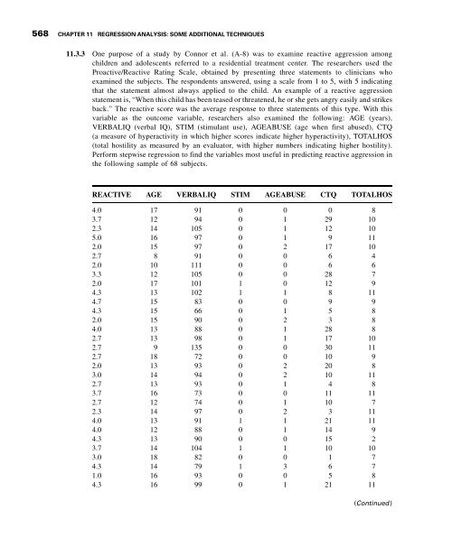 Biostatistics