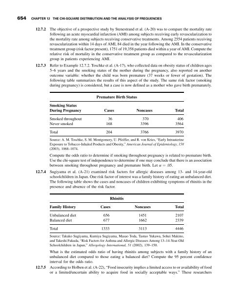 Biostatistics