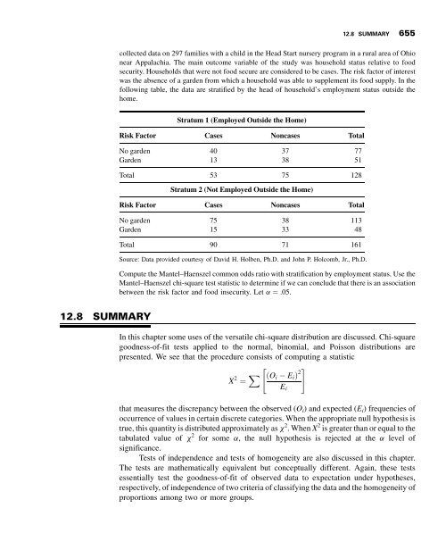 Biostatistics