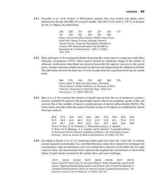 Biostatistics