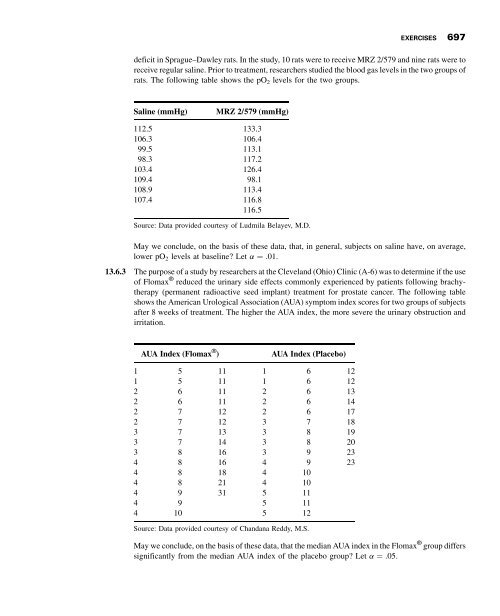 Biostatistics