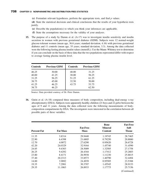 Biostatistics