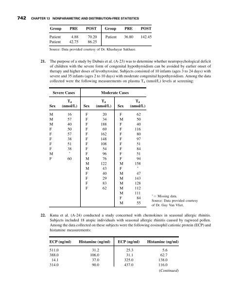 Biostatistics