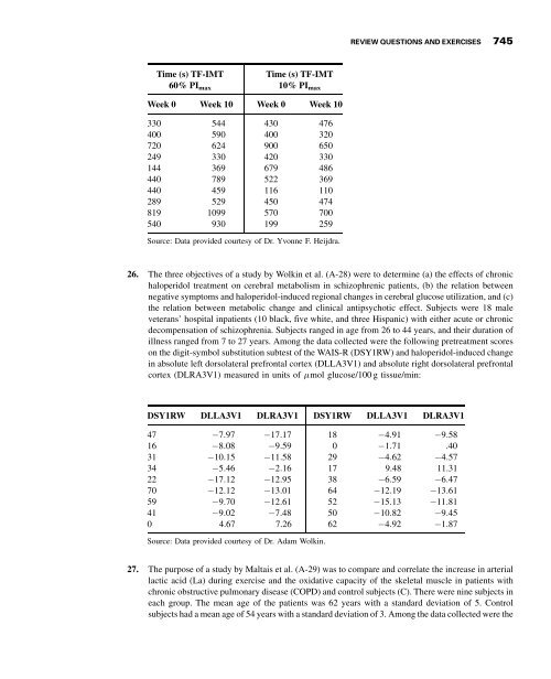 Biostatistics