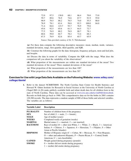 Biostatistics