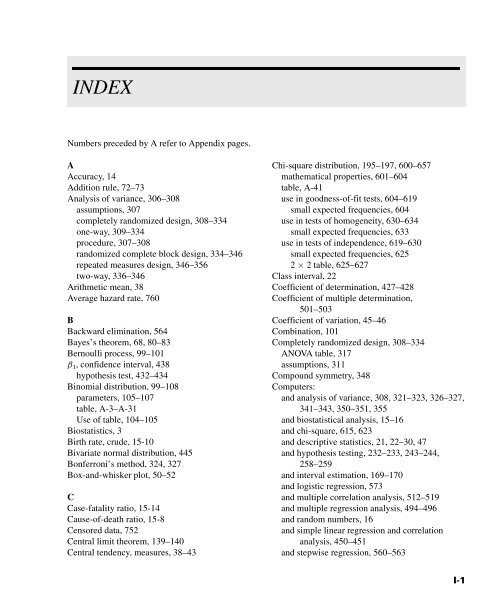 Biostatistics