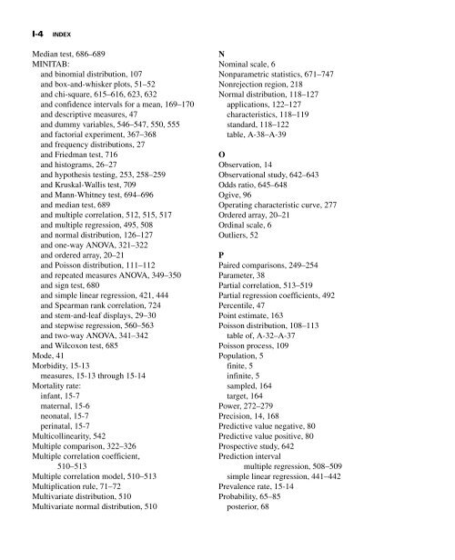 Biostatistics