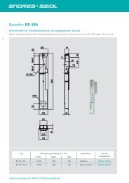 Baureihe: ES-100 - Endres + Seidl Energie GmbH