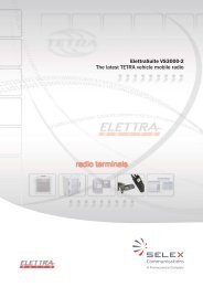 ElettraSuite VS3000-2 The latest TETRA vehicle mobile radio