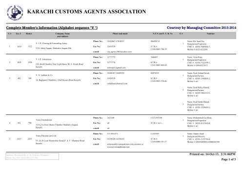 PDF - Karachi Customs Agents Association