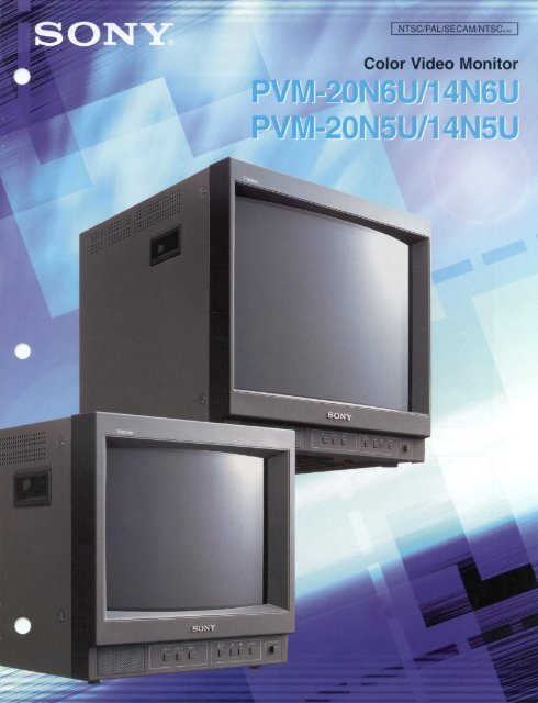 Sony PVM-14N2U/20N5U Manual - Advanced Audio