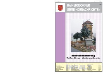 Gemeindezeitung 01-07 (0 bytes) - Gemeinde Hainersdorf