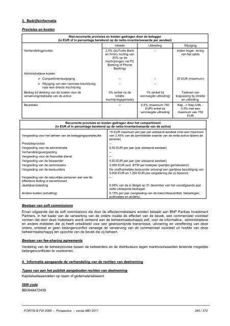 FORTIS B FIX 2006 - BNP Paribas Investment Partners