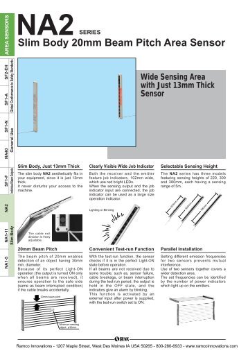 SUNX Area Sensors