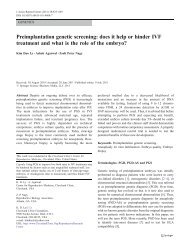 Preimplantation genetic screening: does it help or ... - ResearchGate