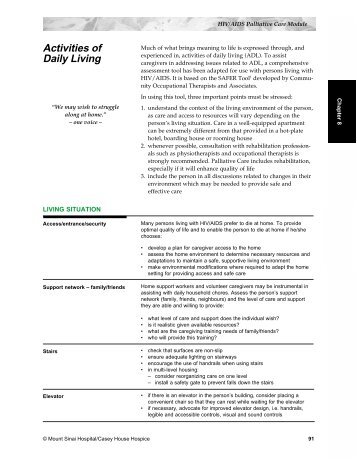 8. Activities of Daily Living - IPCRC.NET